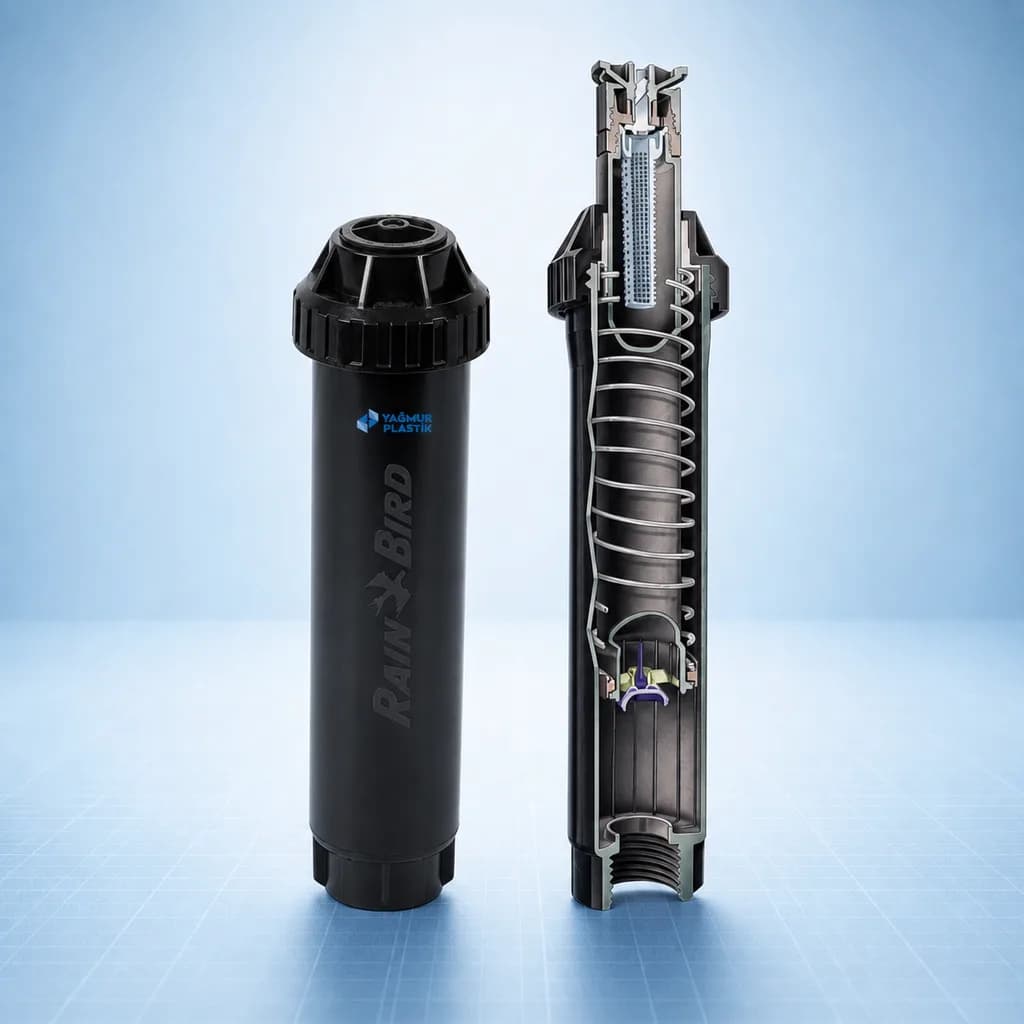 Rain Bird US-415 Uni Sprey Otomatik Sulama Başlığı - Teknik görünüm