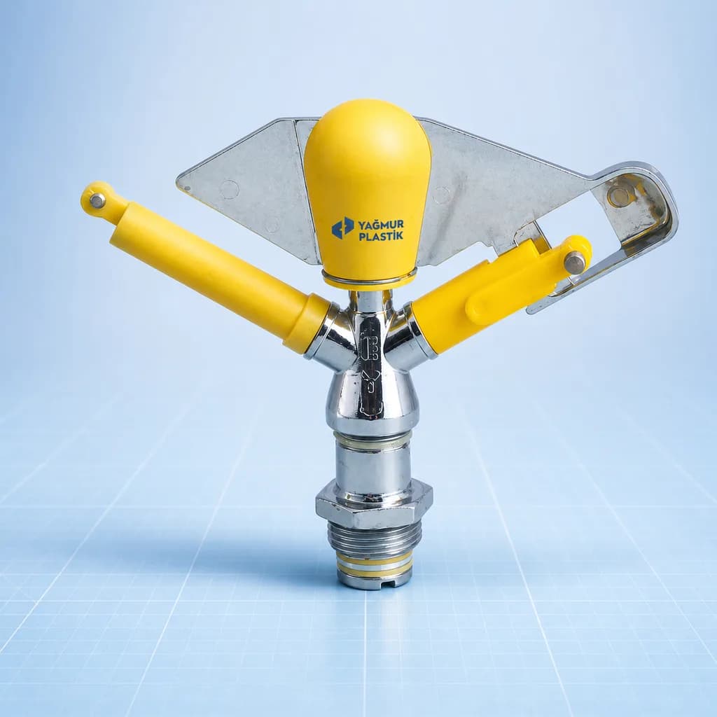 A/2 Metal Yağmurlama Başlığı - Teknik görünüm