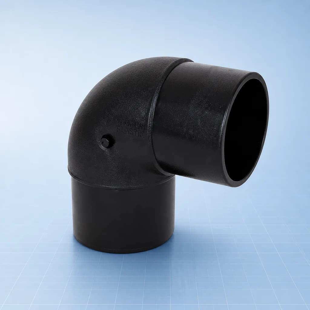HDPE Dirsek 90° - Teknik görünüm