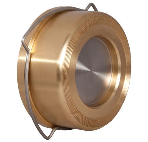 Disk Tip Çek Vana Pirinç (PN 16) - Çekvalfler