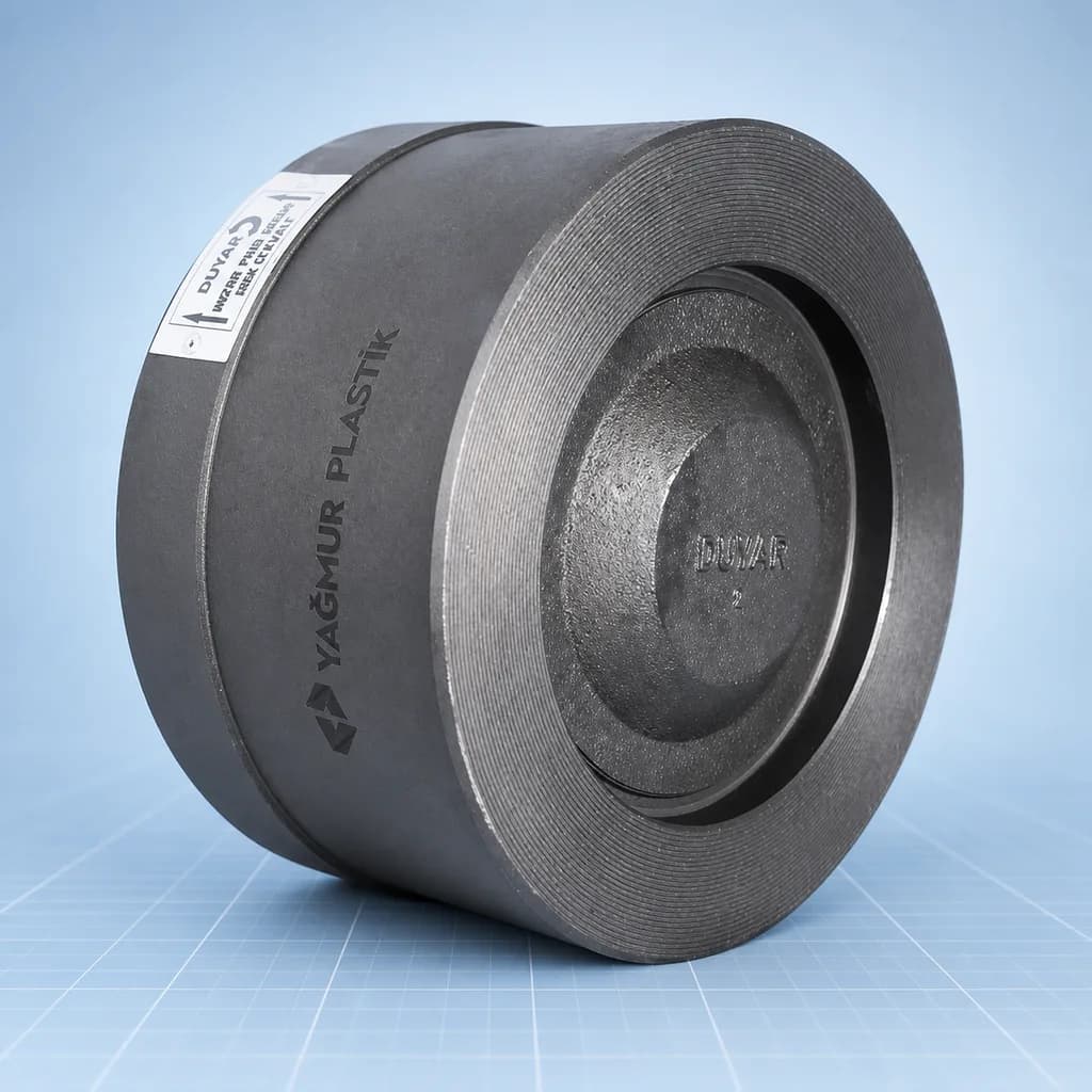 Disk Tip Çek Vana Sfero Döküm (PN 16) - Teknik görünüm