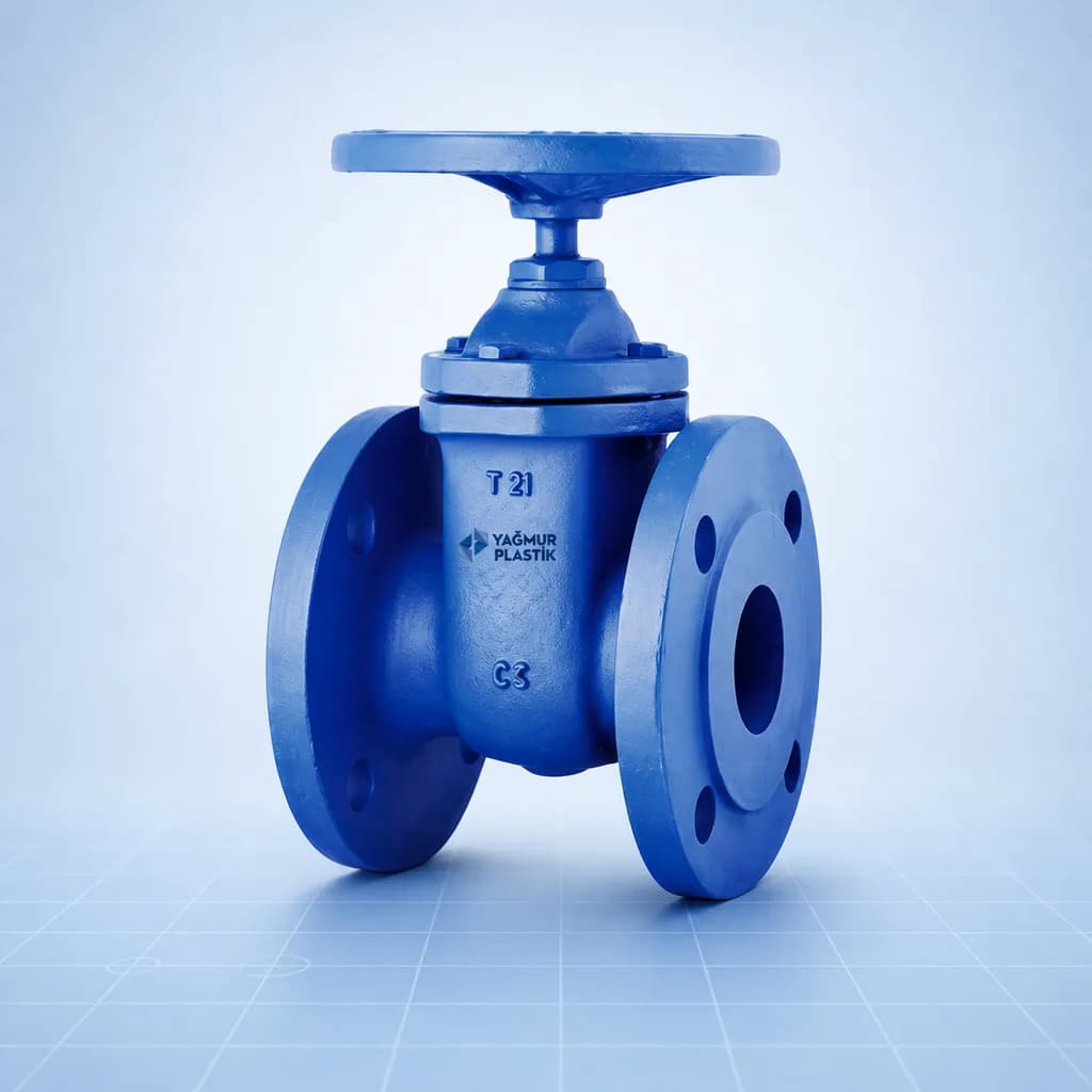 Elastomer Yataklı Sürgülü Vanalar - Teknik görünüm