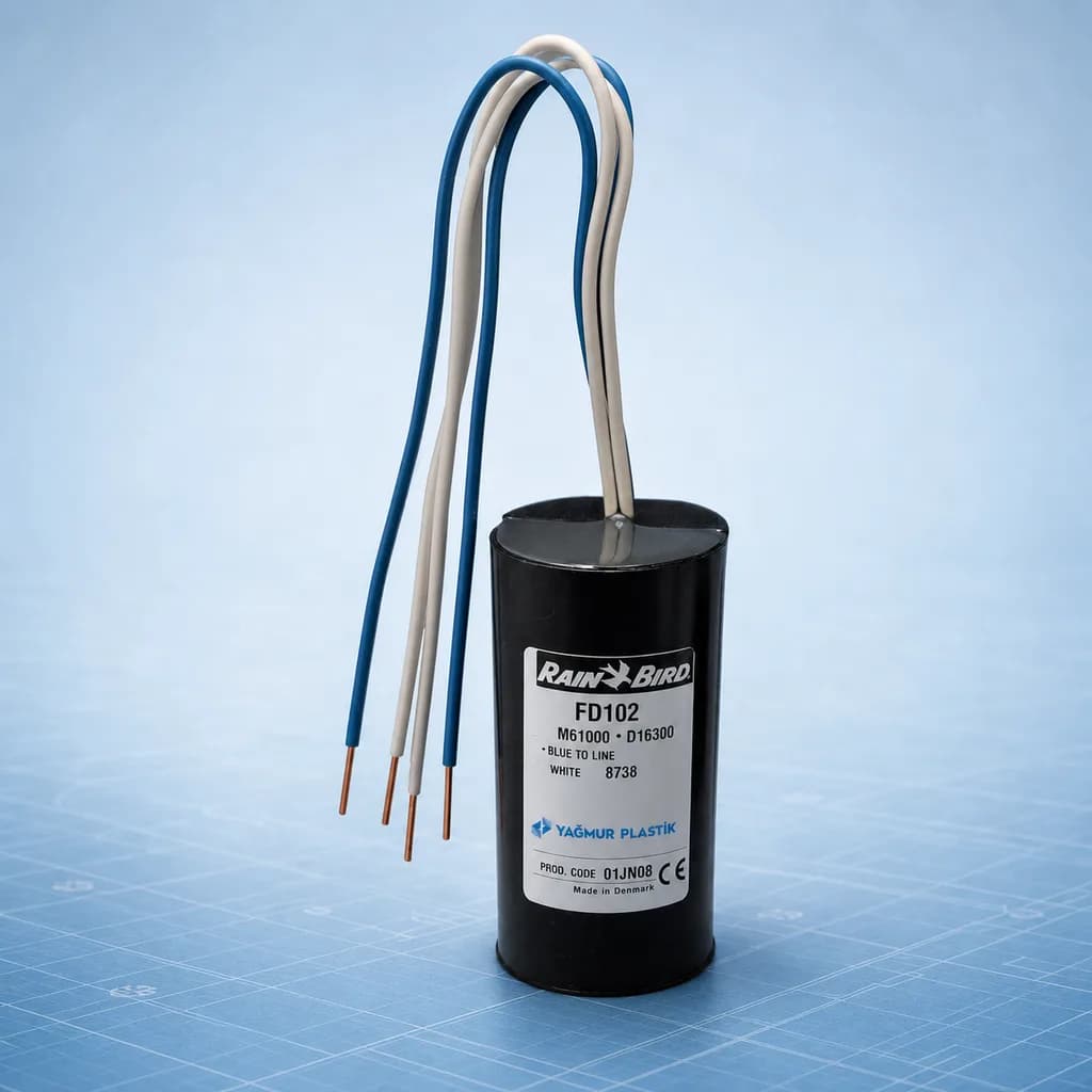 FD102 Saha Dekoderi, tek yönlü, istasyon başına 2 solenoid - Teknik görünüm