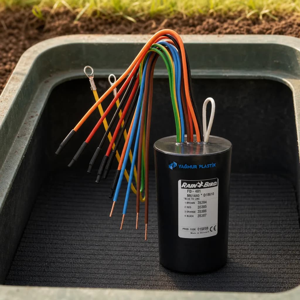 FD401 Saha Dekoderi, dört yönlü, istasyon başına 1 solenoid - Sulama Otomasyon ve Kontrol