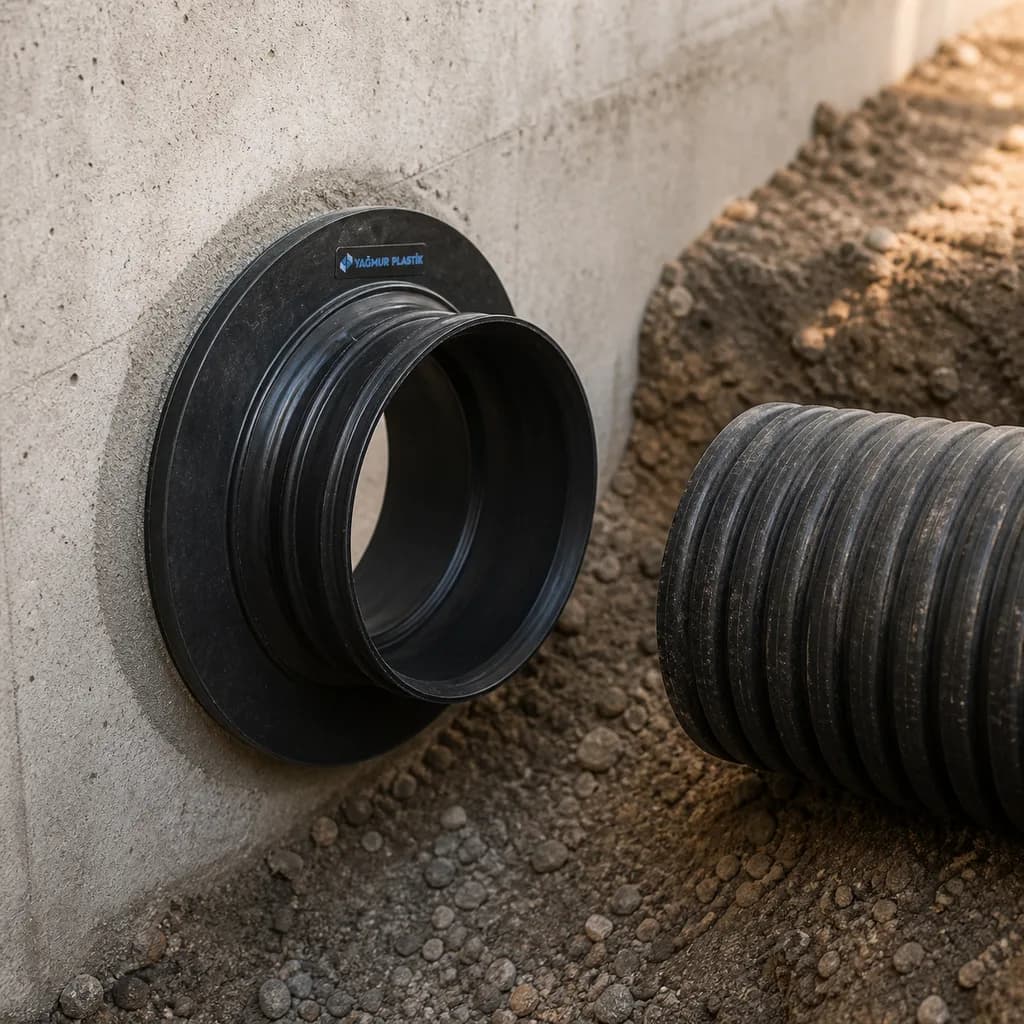 Koruge Beton Geçiş Parçası - Koruge Ek Parçalar