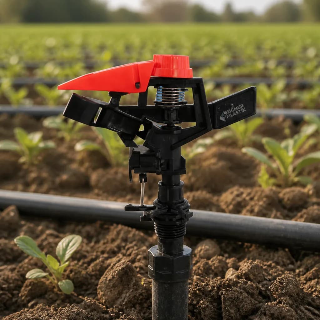 Yaysız Açılı Plastik Sprink - Mandallı Sprinkler